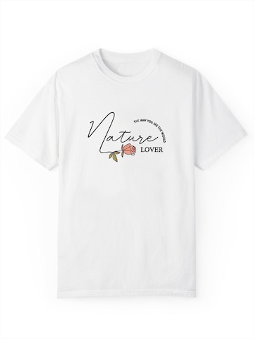 T-shirt oversize GORHEY en blanc : devant