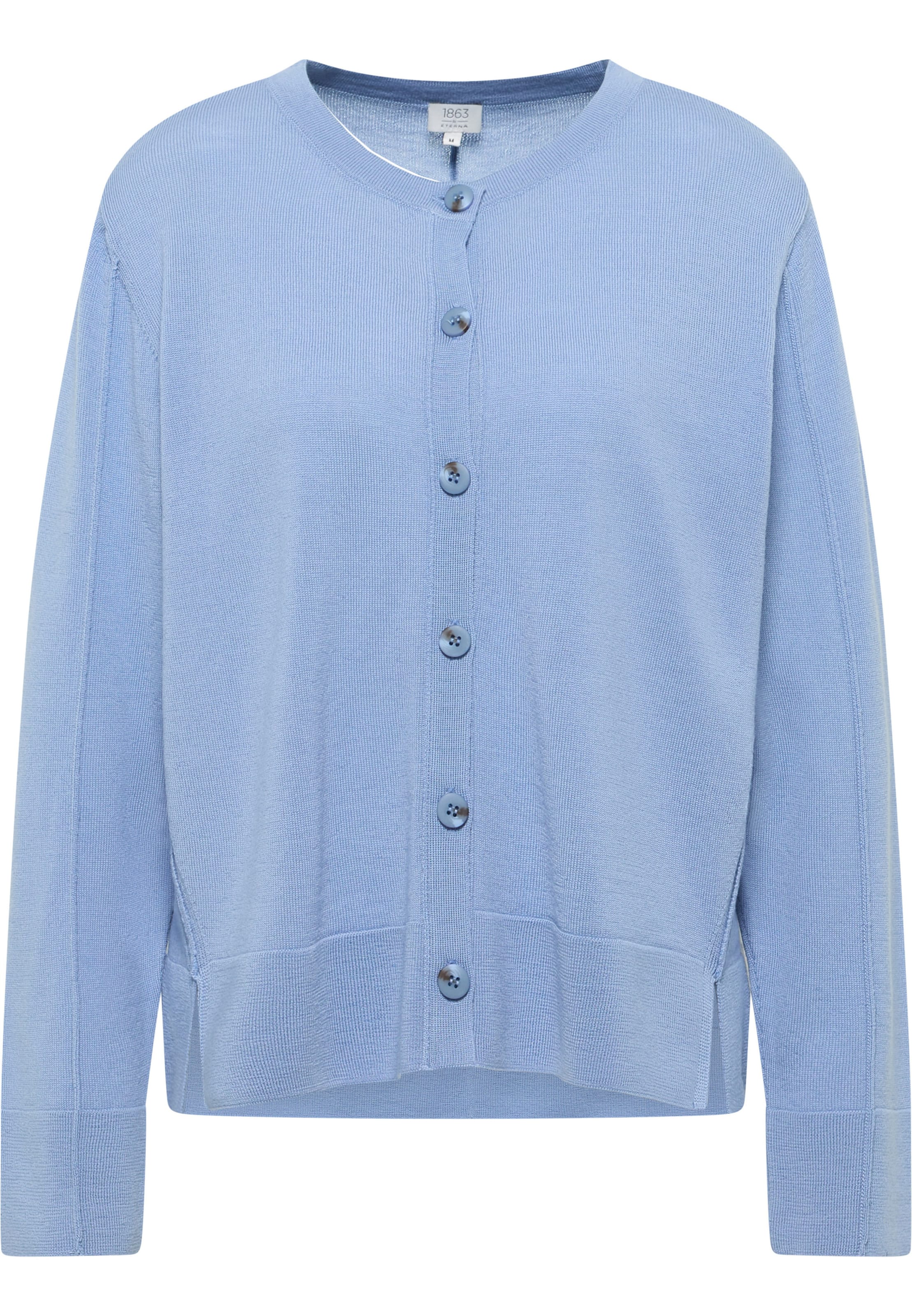 ETERNA Strickjacke in Blau: Vorderseite