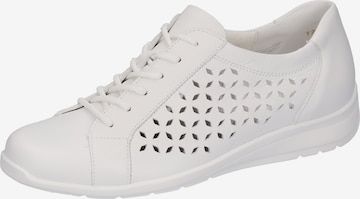 WALDLÄUFER Schnürschuh in Weiß: Vorderseite