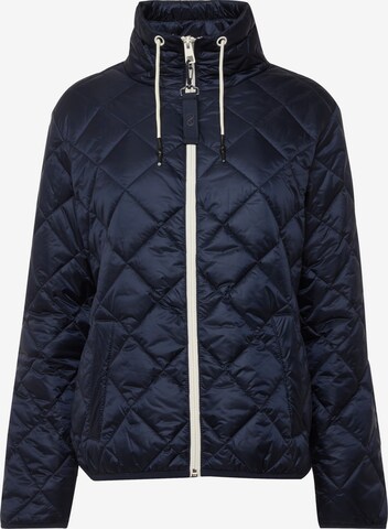 LAURASØN Between-Season Jacket in Blue: front