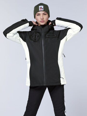 CHIEMSEE Athletic Jacket in Black: front