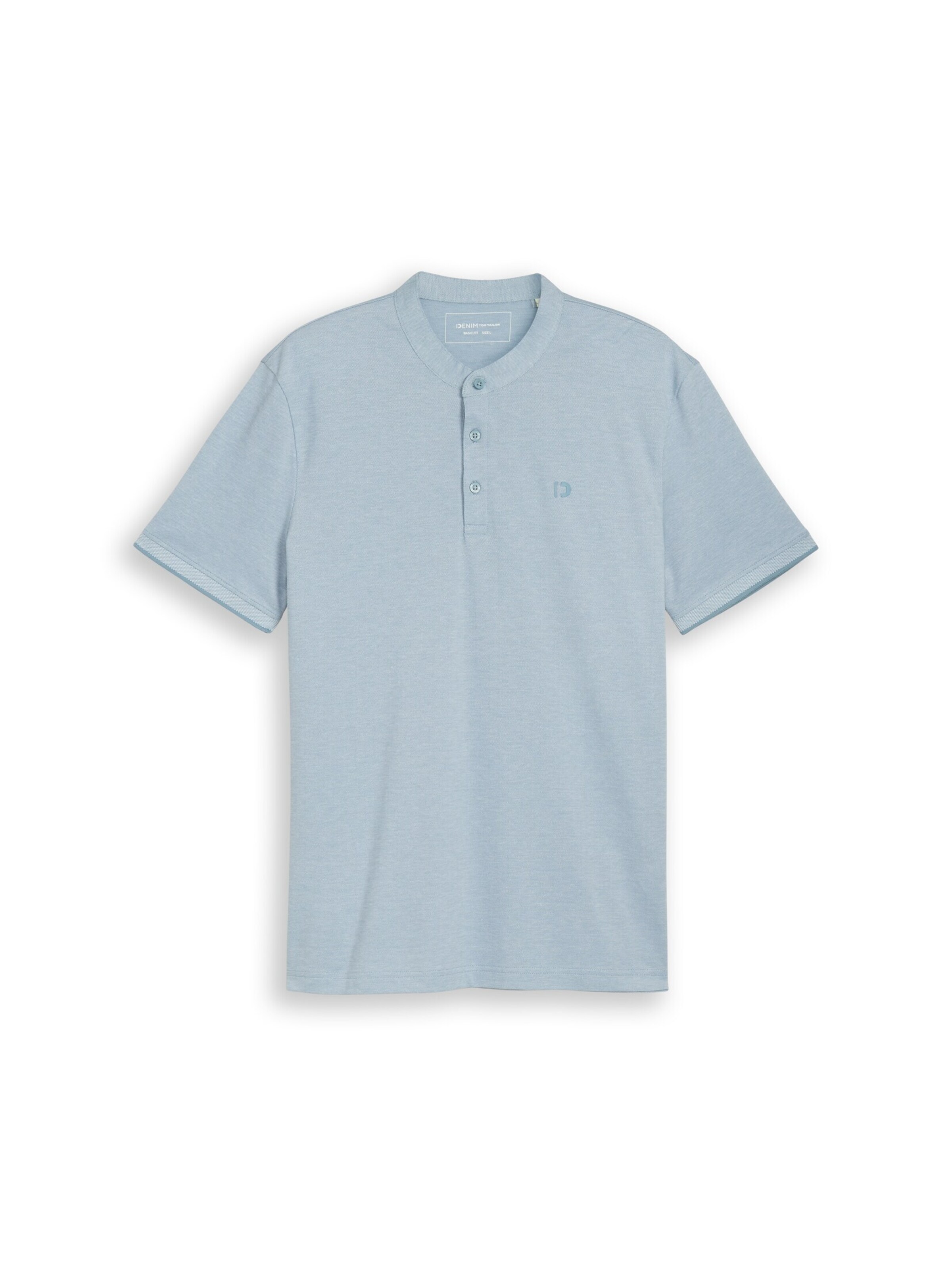 T-Shirt TOM TAILOR DENIM en bleu : devant