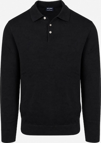OLYMP Shirt in Zwart: voorkant