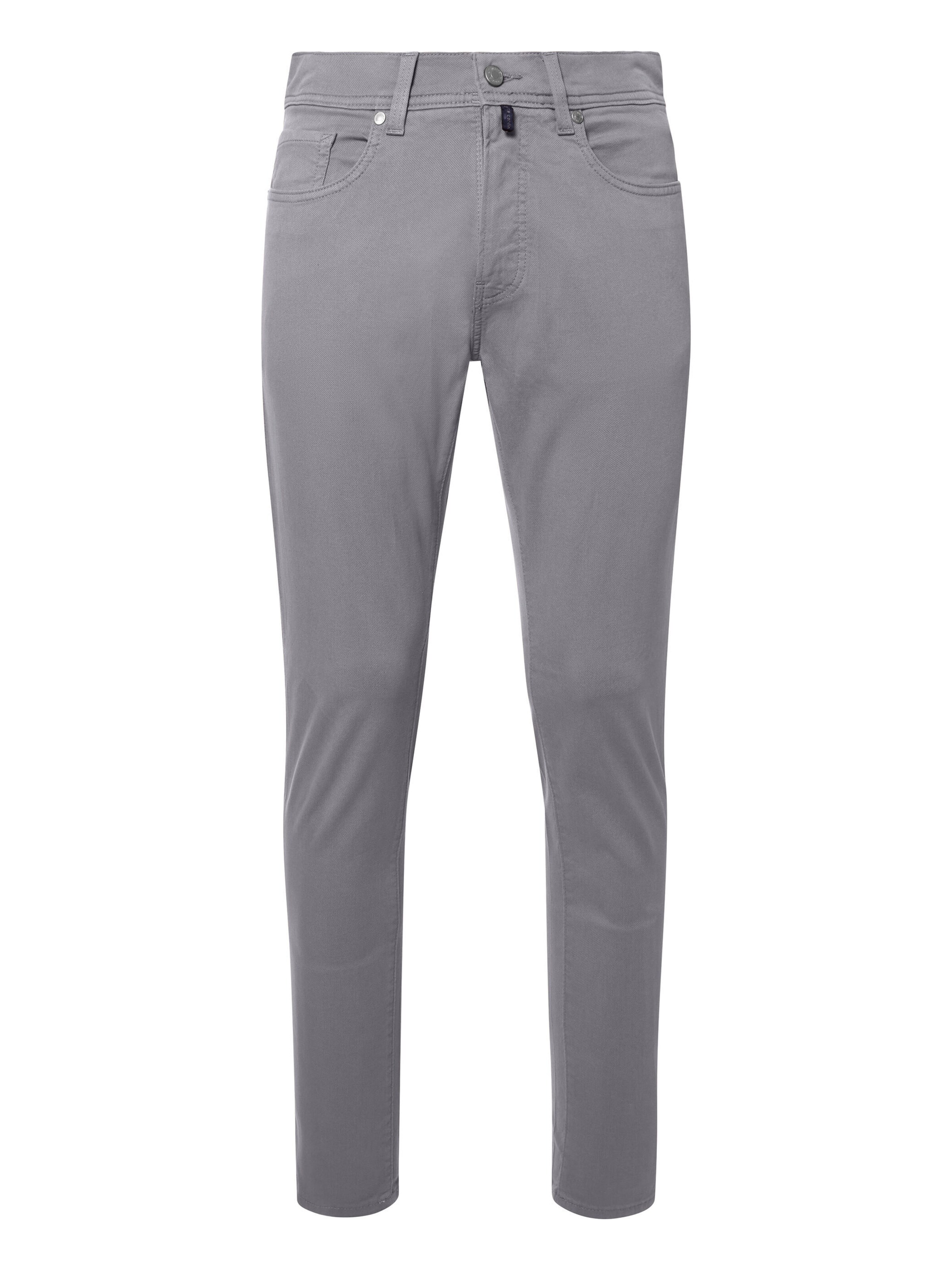Pantalon chino PIERRE CARDIN en gris : devant