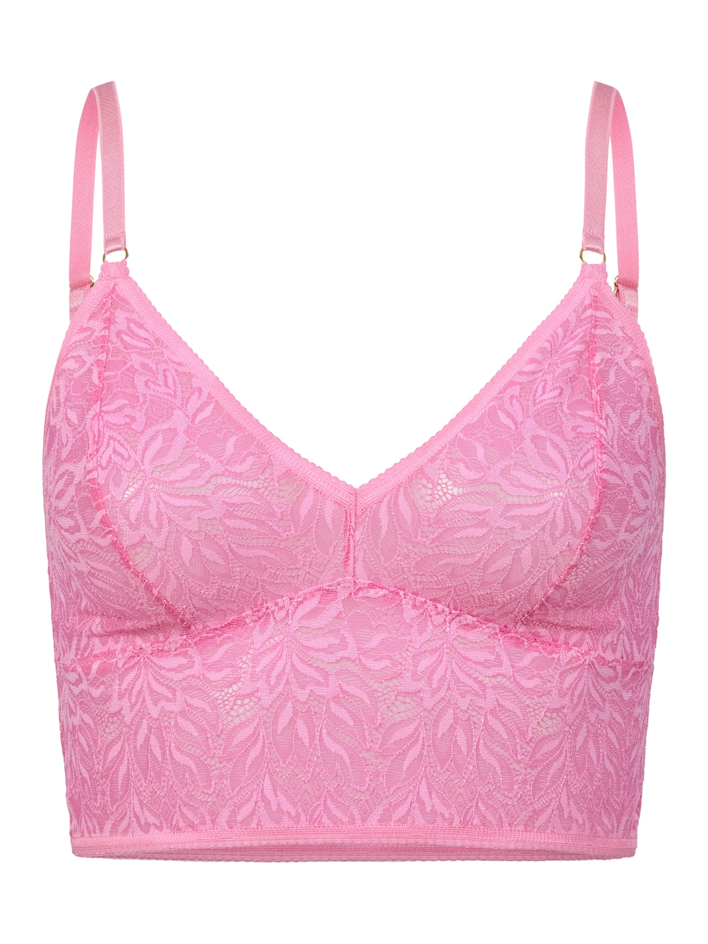 Erlich Textil - Soutien Bustier Soutien em rosa: frente