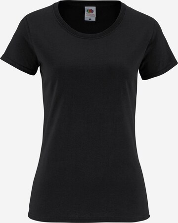 FRUIT OF THE LOOM Shirt in Black: front