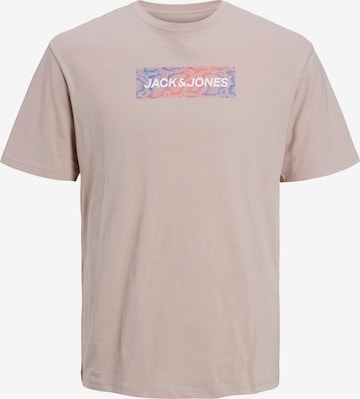 T-Shirt JACK & JONES en beige : devant