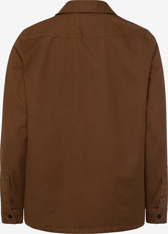 BOSS Orange Regular fit Button Up Shirt in Brown