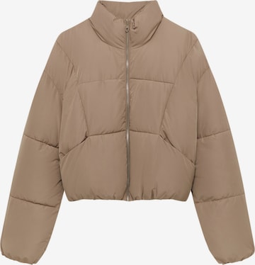 Pull&Bear Between-Season Jacket in Beige: front