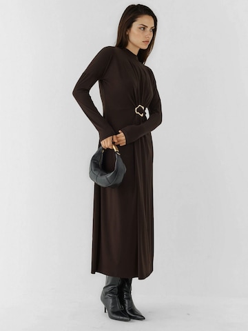 Hiccup Dress in Brown