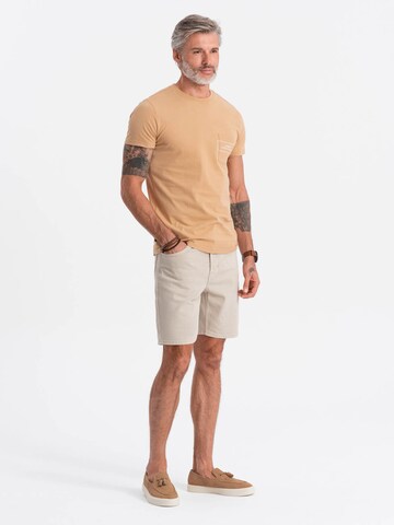 Ombre Shirt 'S1742' in Beige