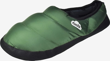 Nuvola. Hausschuh 'Classic' in Grün: Vorderseite