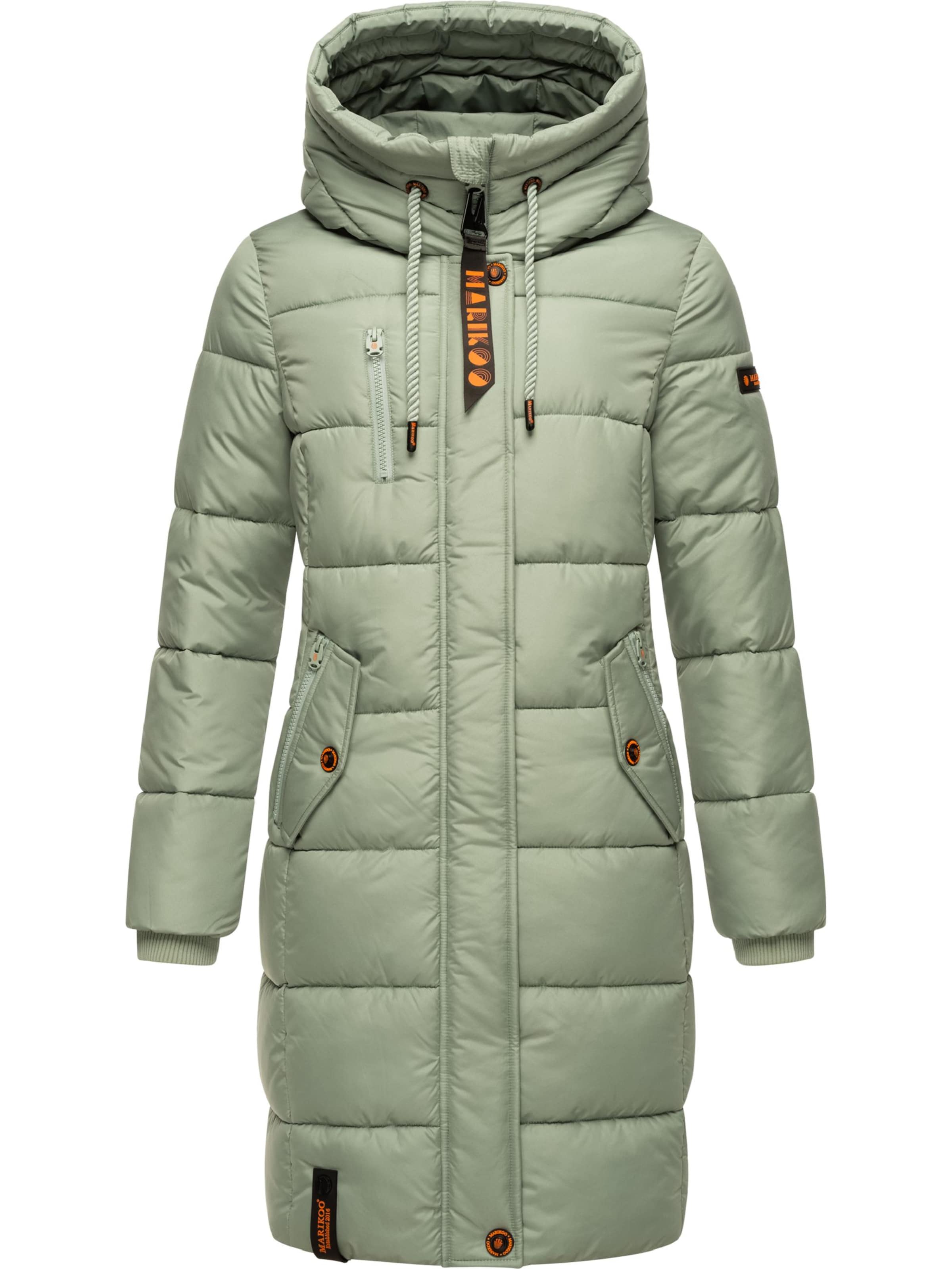 Manteau d’hiver 'Yuikoo' MARIKOO en vert : devant