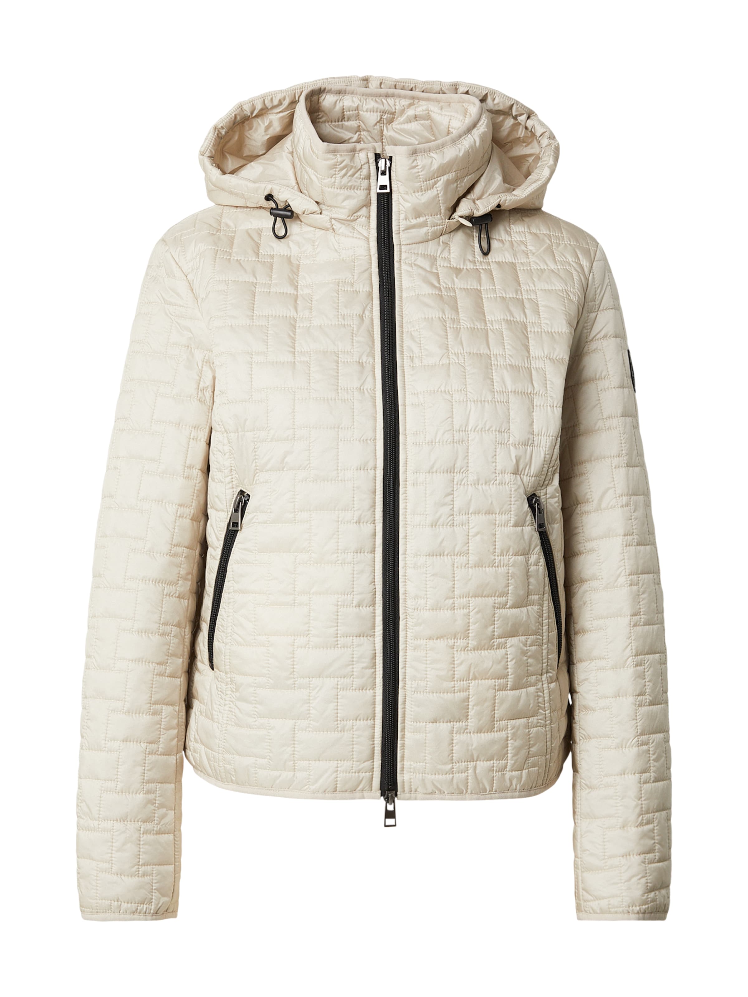 Veste mi-saison Amber & June en beige : devant