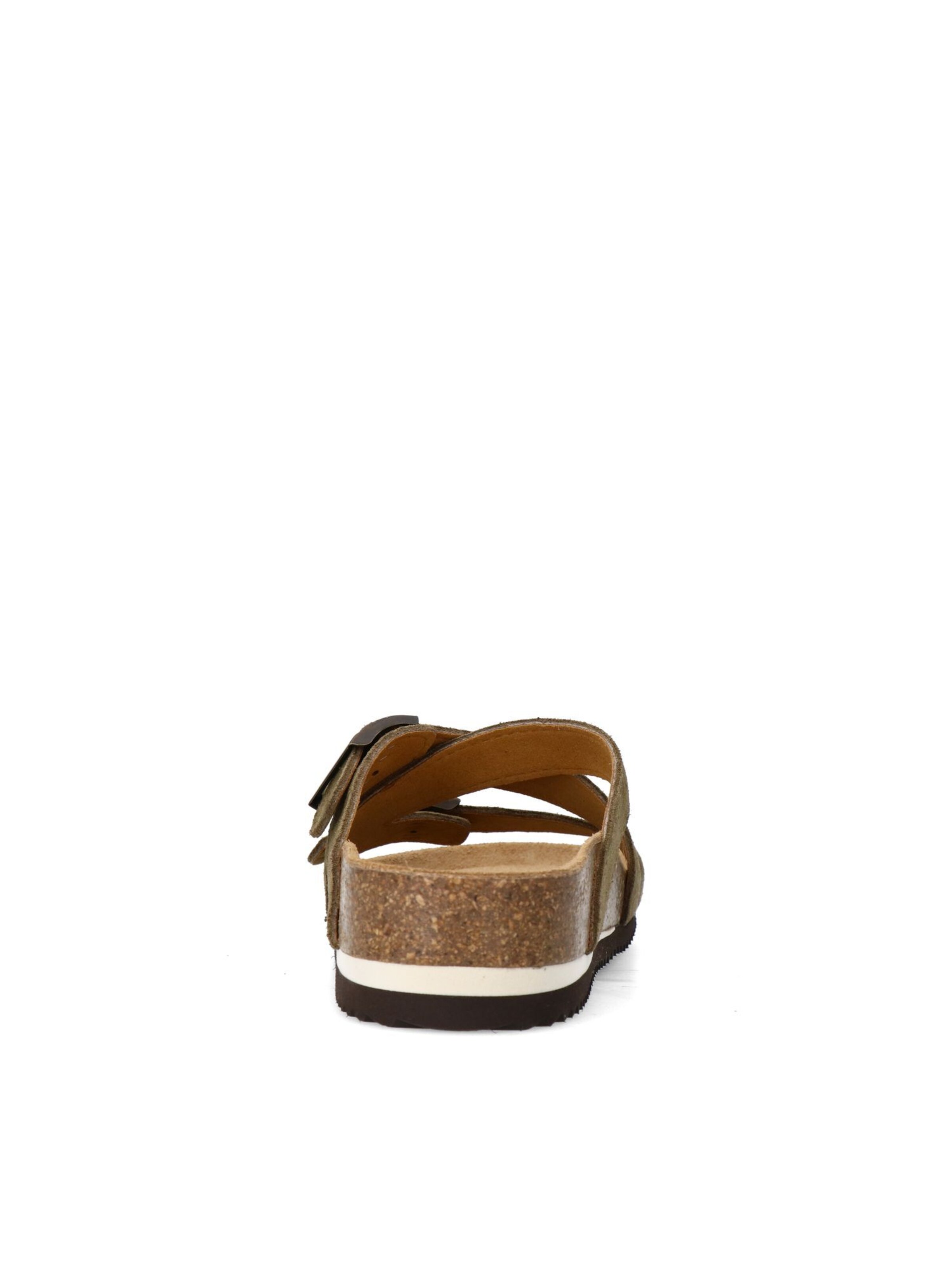 MANFIELD Pantolette in Grün