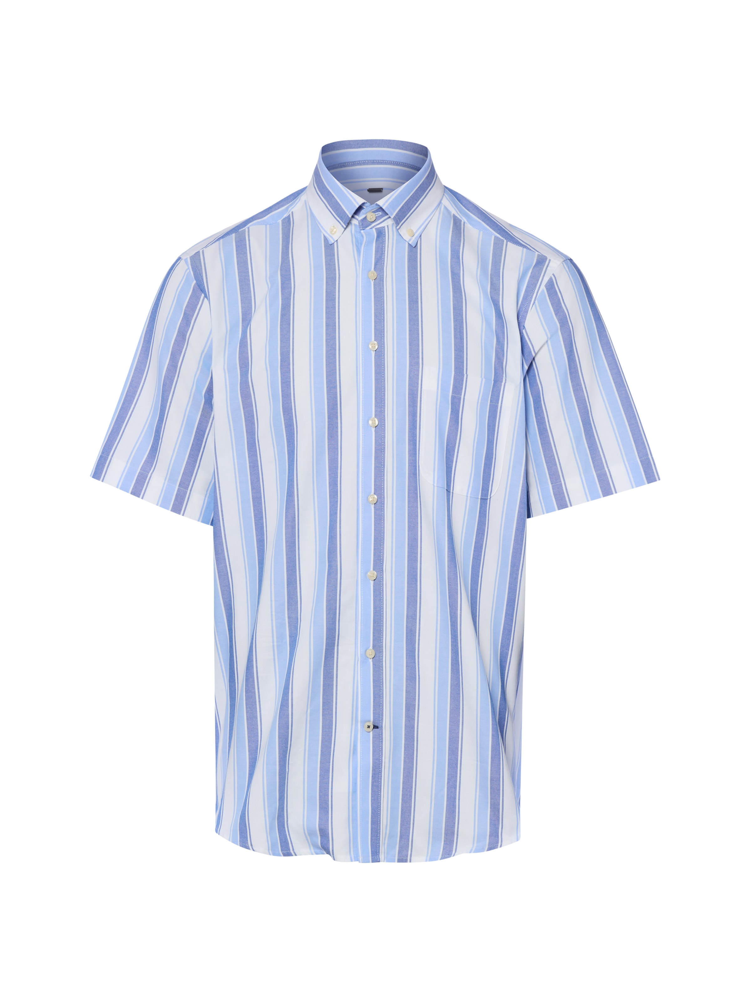 Chemise Nils Sundström en bleu : devant