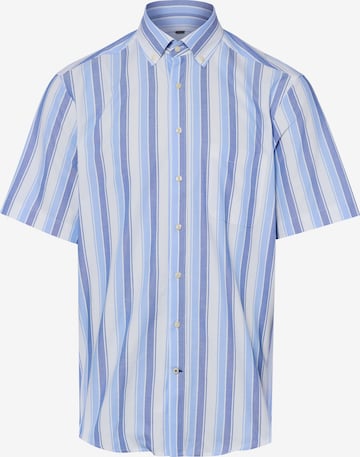 Chemise Nils Sundström en bleu : devant