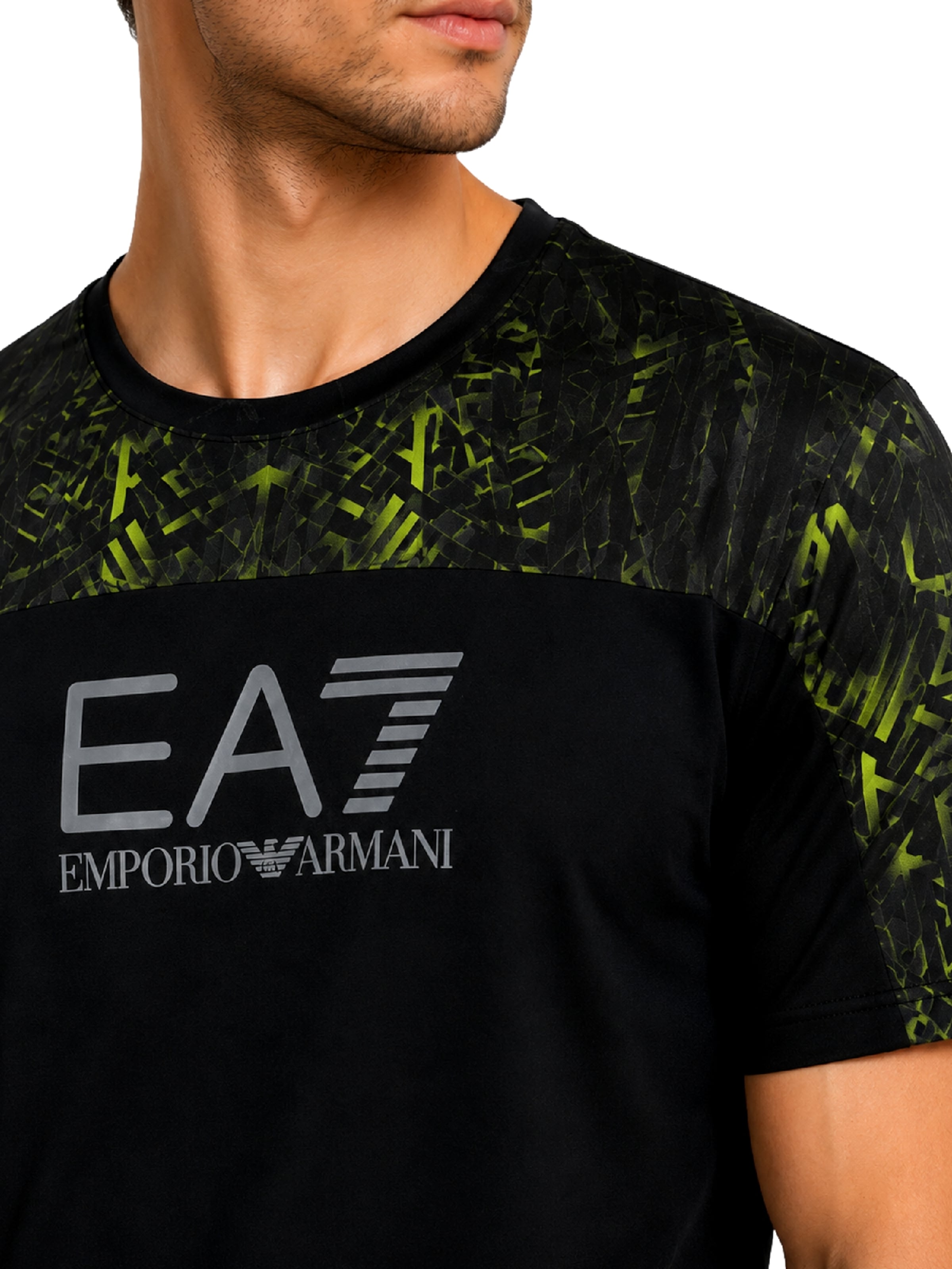 mišri EA7 Emporio Armani Marškinėliai
