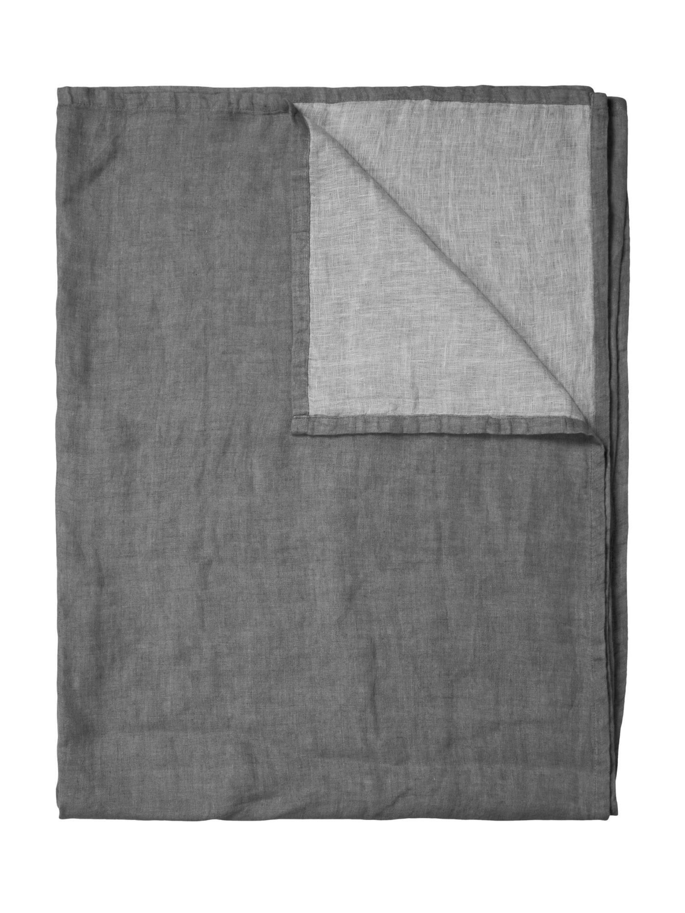 Marc O'Polo Decke 'Linka' in Grau: Vorderseite