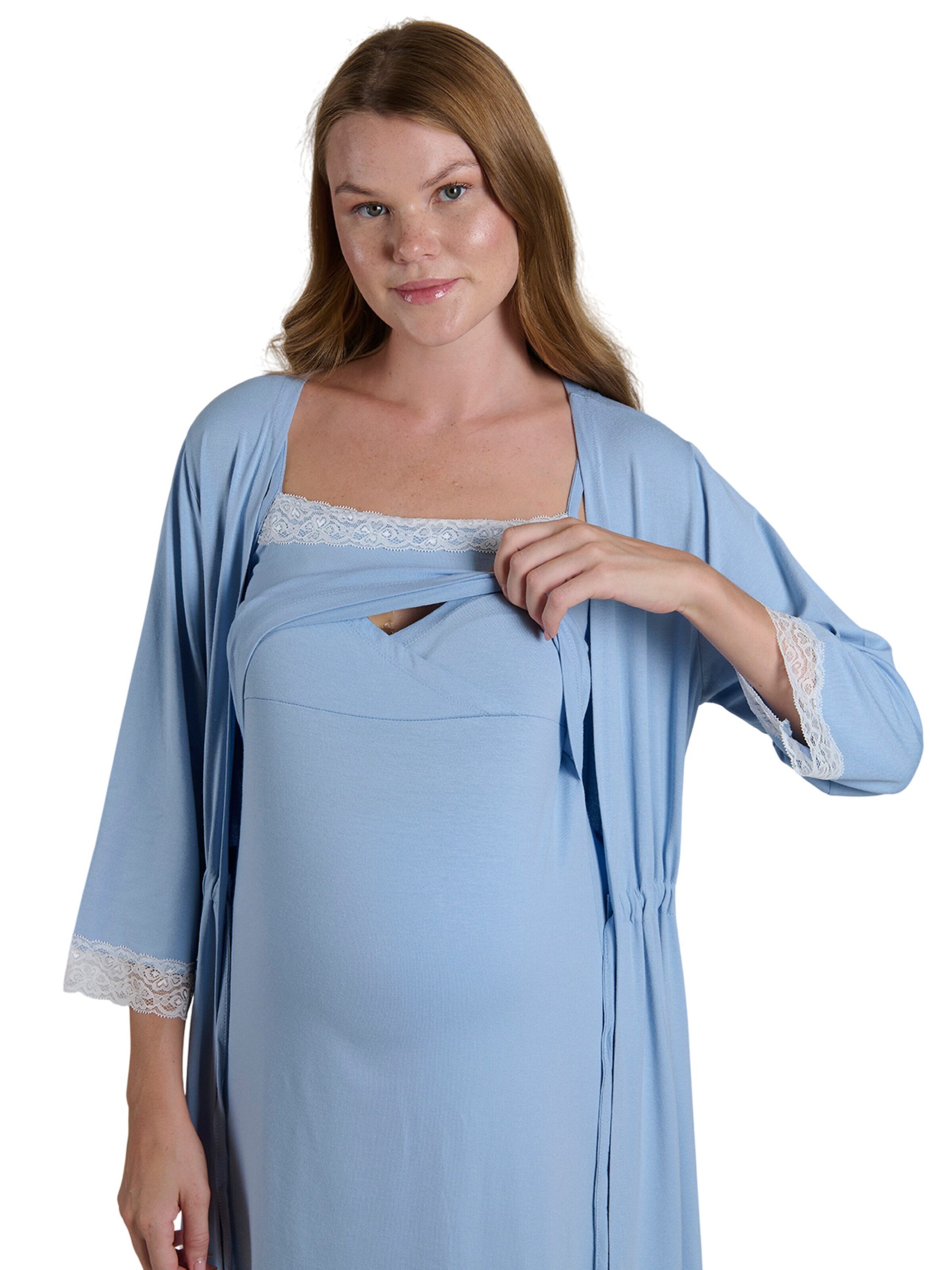 LYN MAMA Nightgown in Blue