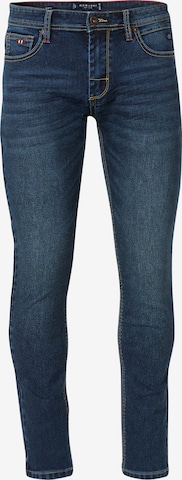 KOROSHI Slimfit Farkut värissä sininen: etupuoli