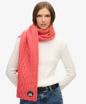 Superdry Schal in Pink: Vorderseite
