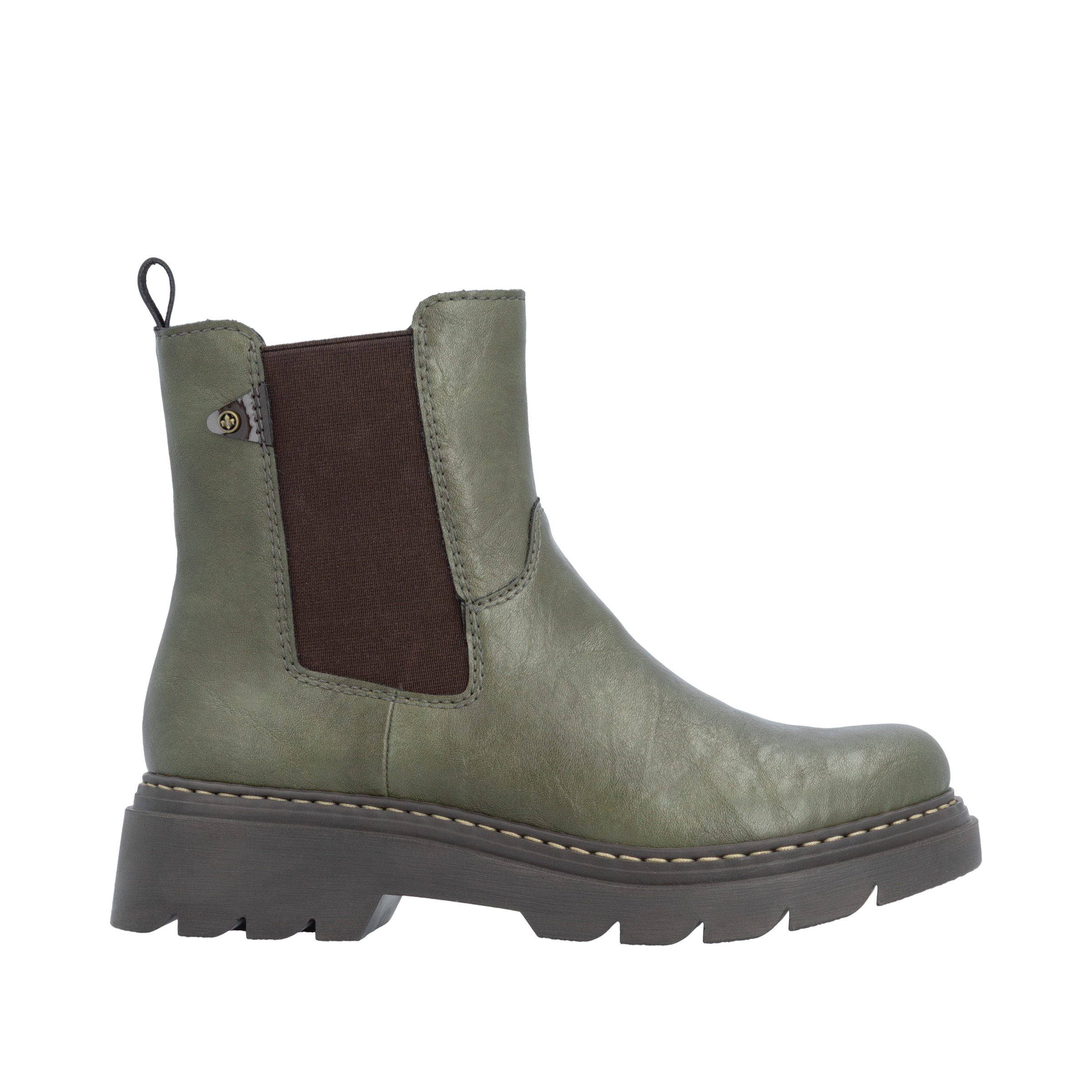 Chelsea Boots Rieker en vert