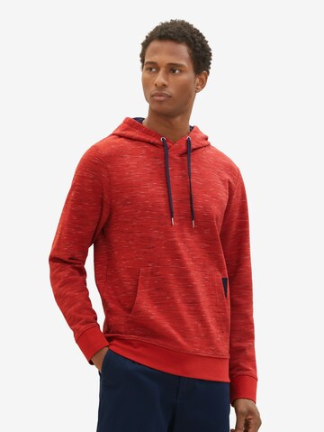 TOM TAILOR Sweatshirt i rød