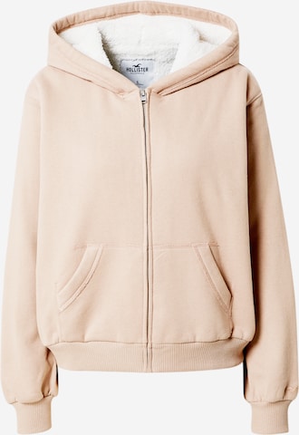 Veste mi-saison HOLLISTER en beige : devant