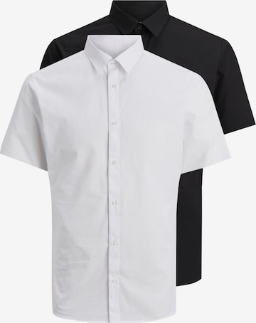 JACK & JONES Button Up Shirt 'Joe' in Black: front