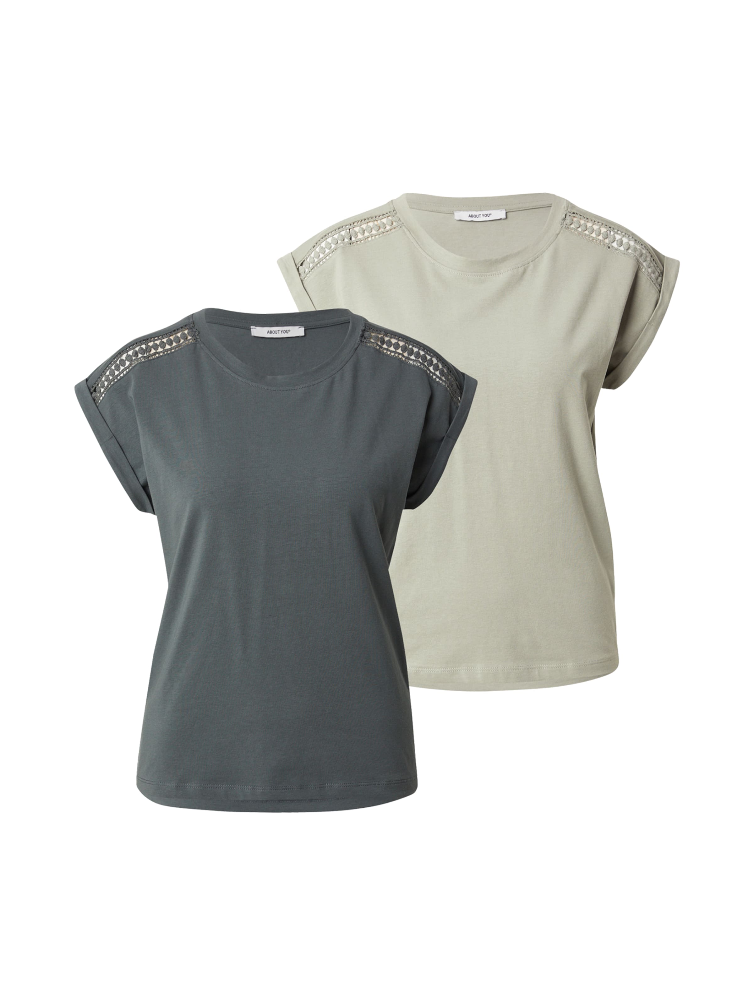 ABOUT YOU T-Shirt 'Elisa' in Grün: Vorderseite