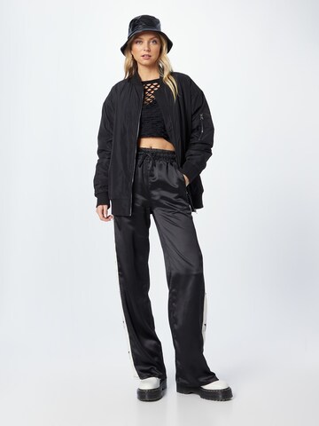 Nasty Gal Jacke in Schwarz