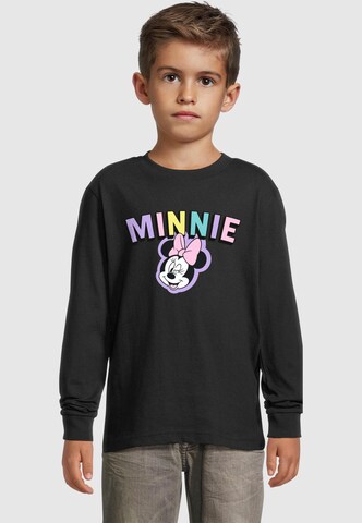 T-Shirt 'Minnie Mouse - Rainbow' ABSOLUTE CULT en noir : devant