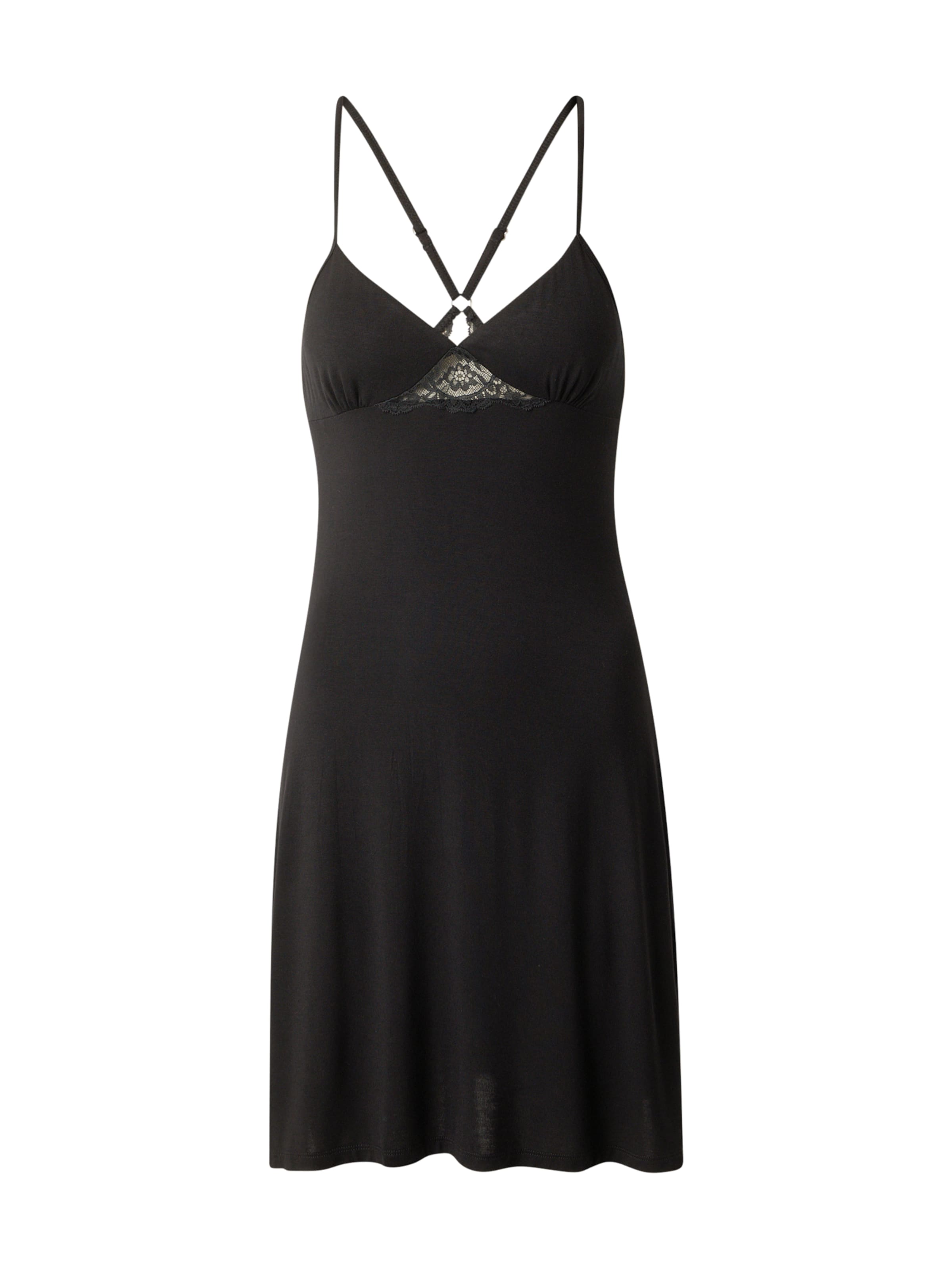 Hunkemöller Νεγκλιζέ σε μαύρο: μπροστά