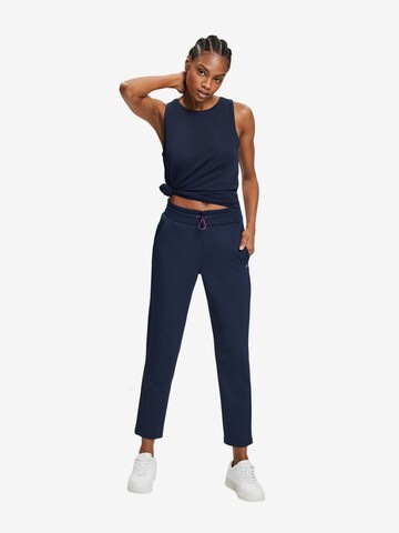 Coupe slim Pantalon ESPRIT en bleu