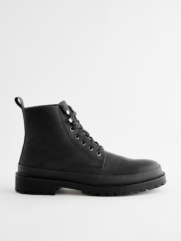 Next Lace-Up Boots in Black