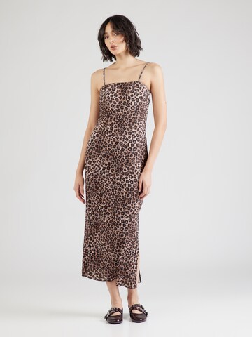PIECES - Vestido 'PCAmber' en marrón: frente