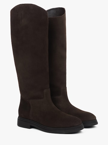 Estro Boots '09-38001'‌‌‌‌‌‌‌‌ in Braun