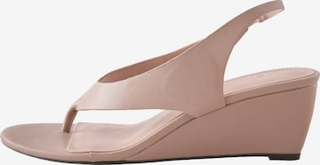 Flip-flops 'Forever Comfort' de la Next pe bej: față
