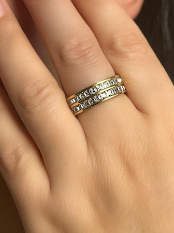 Pure Schmuck Ring 'Glamour Twin' in Goud