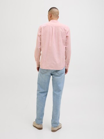 Slim fit Camicia 'JJESummer' di JACK & JONES in rosa