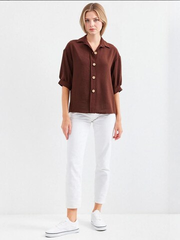 Bigdart - Blusa em castanho