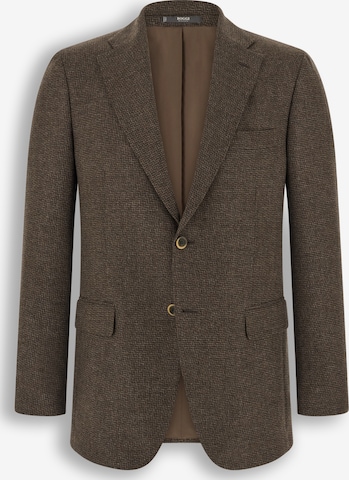 Coupe regular Veste de costume Boggi Milano en marron : devant