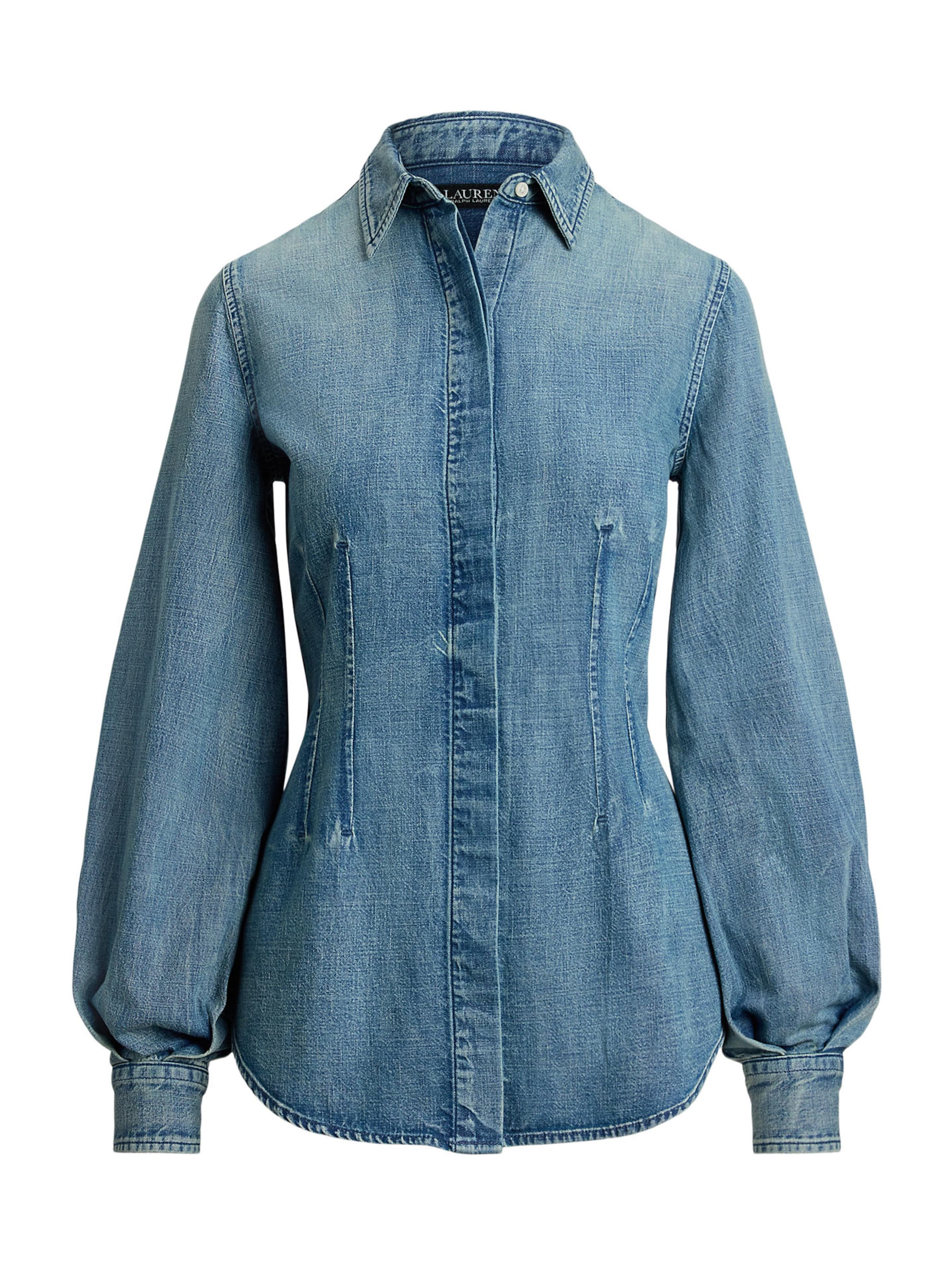 Lauren Ralph Lauren Блуза 'DEKINEE' в синьо: отпред