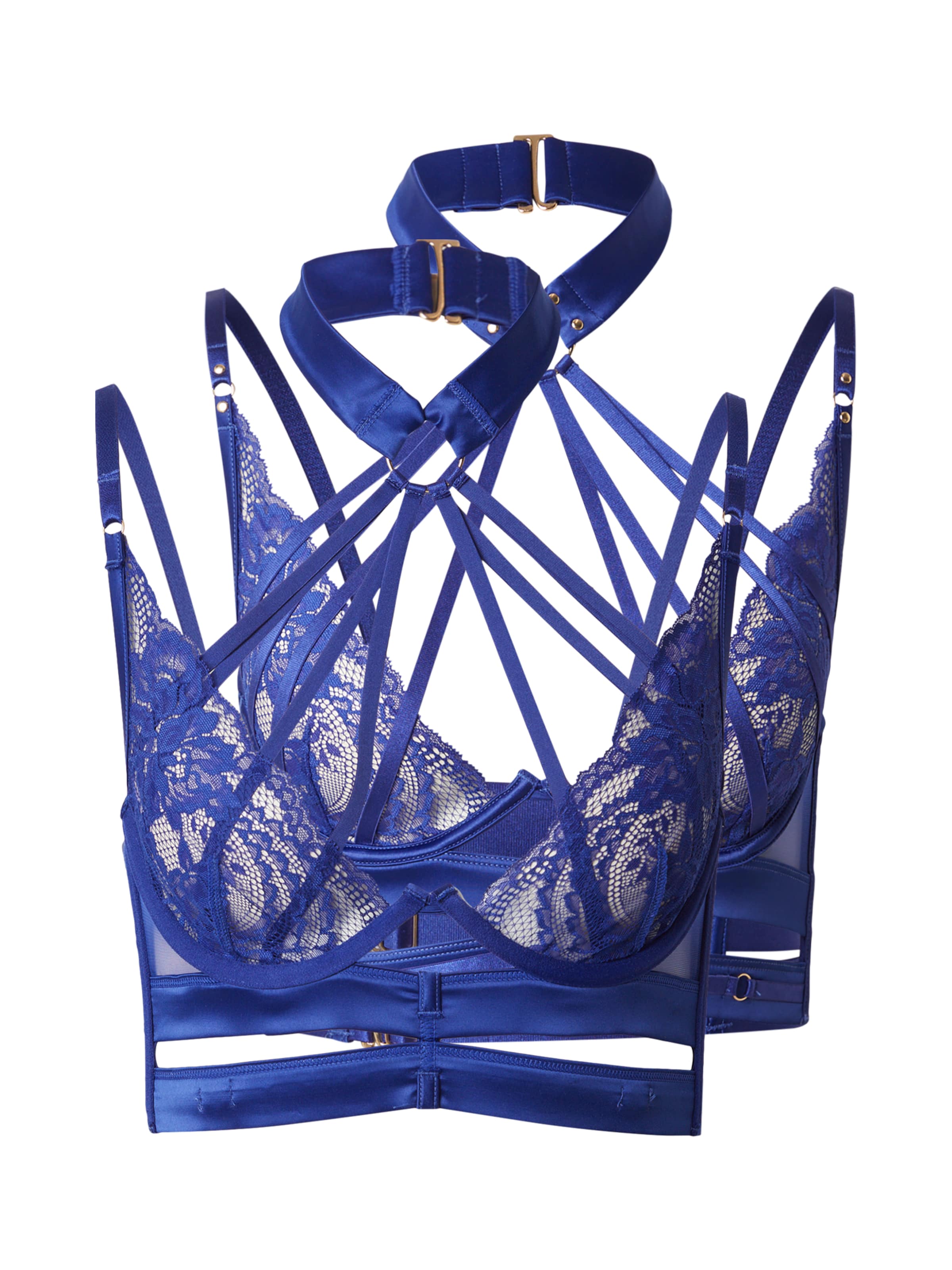 Hunkemöller Bra 'Emmeline' in Blue: front