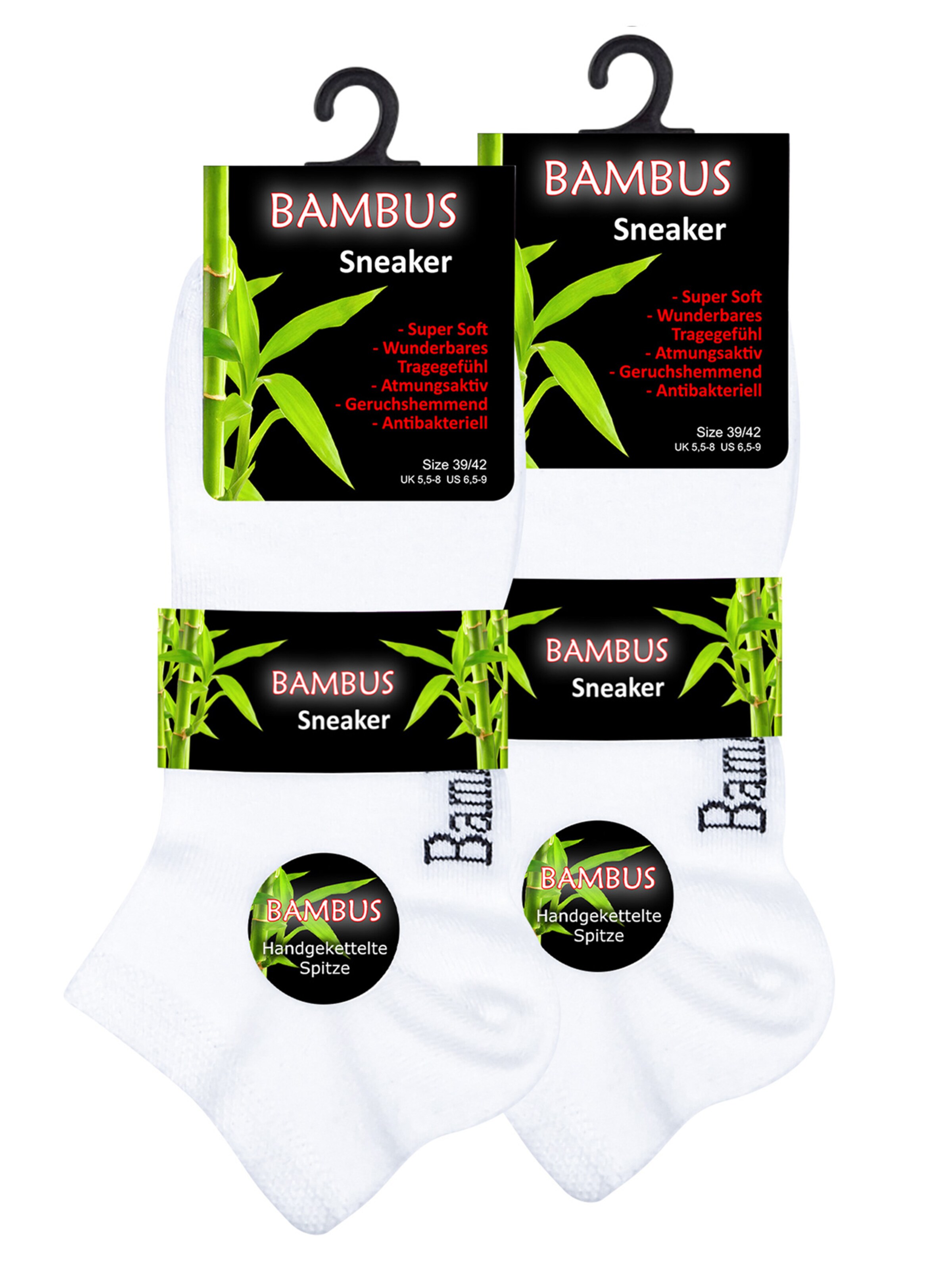 Vincent Creation - Meias 'Bambus' em branco