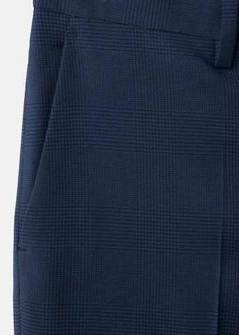 MANGO MAN Slim fit Pleat-Front Pants 'Milan' in Blue