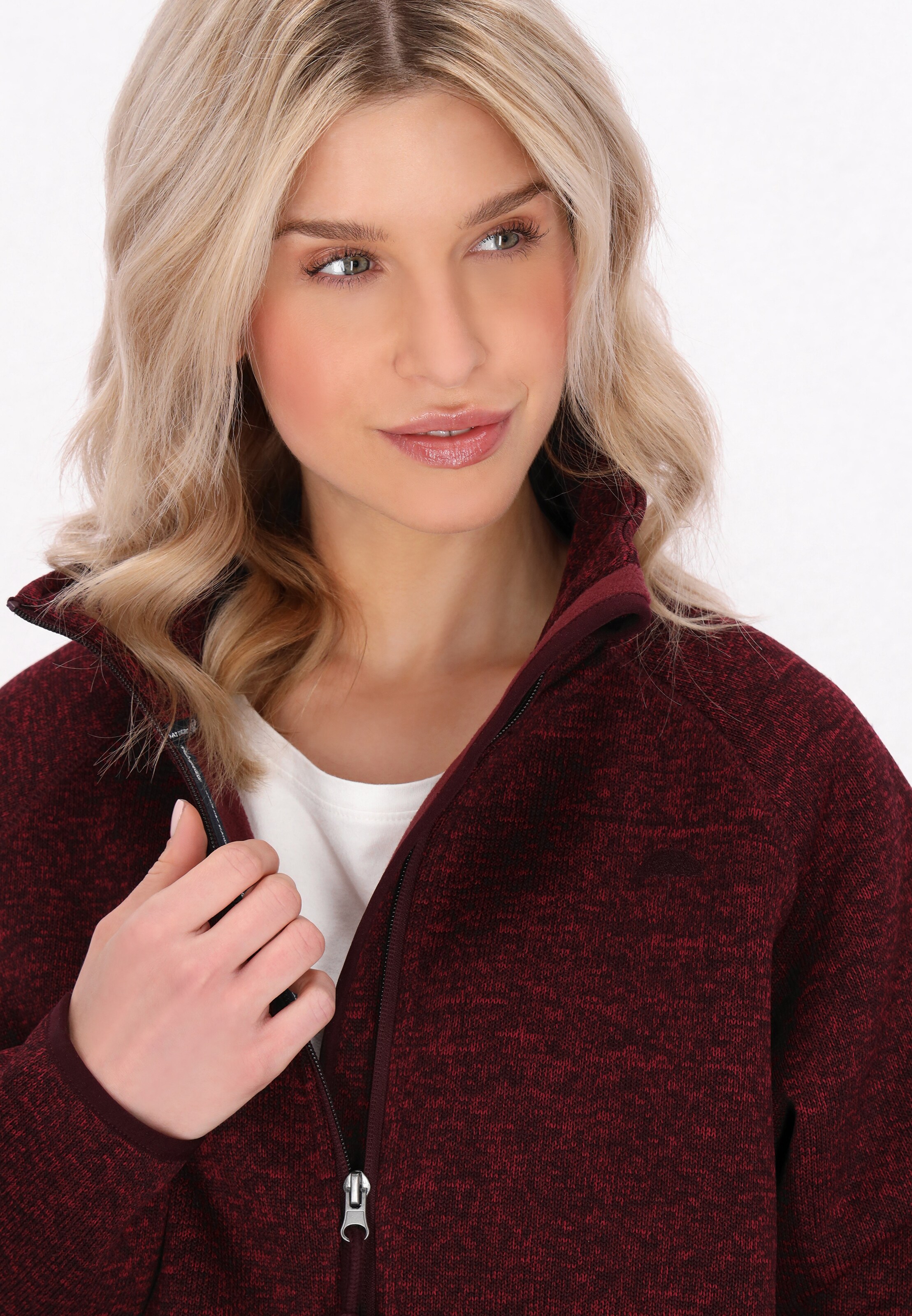 Schmuddelwedda Fleece Jacket in Red