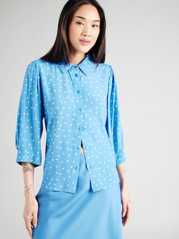 Lollys Laundry Blouse 'Bono' in Blauw: voorkant