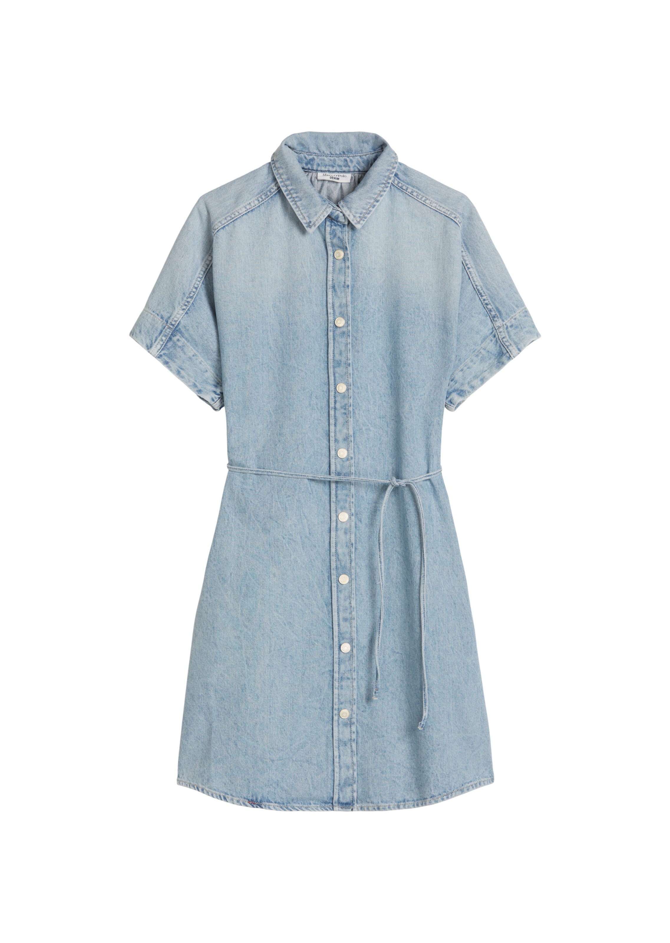 Marc O'Polo DENIM Blousejurk in de kleur Lichtblauw, Productweergave